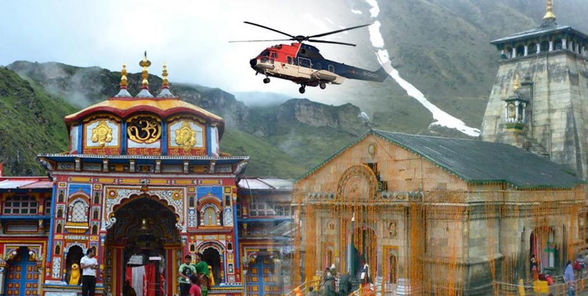 badrinath kedarnath tour package by helicopter from delhi